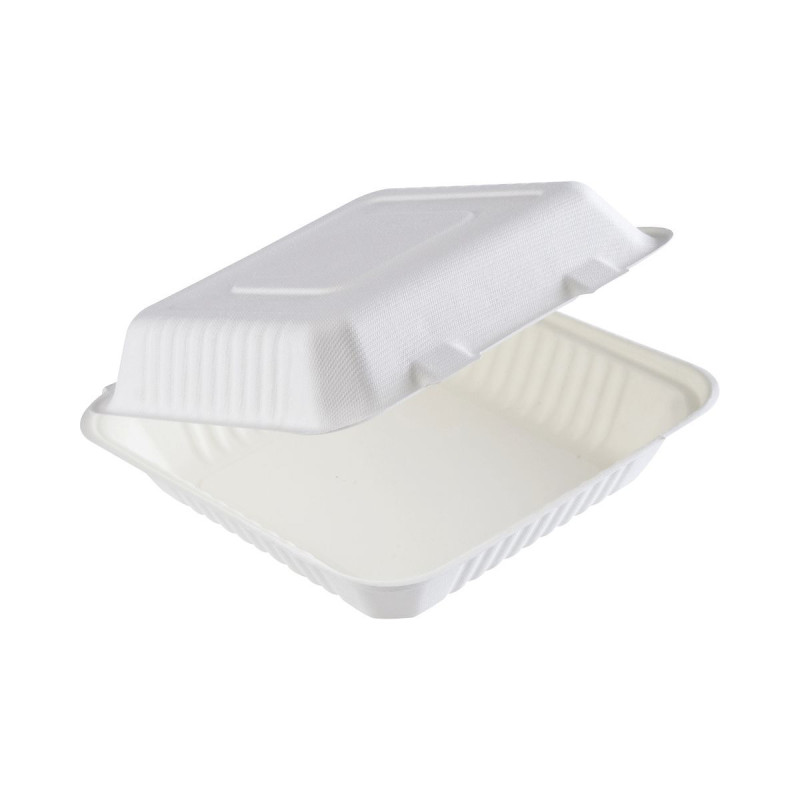 Lunch Box 1 Compartiment Carré - Lot de 50 - FourniResto