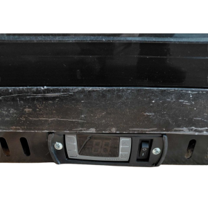 Rückkühlschrank Skinplate - 3 Schiebetüren aus Glas - 328 L - Dynasteel