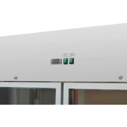 Armoire Réfrigérée Positive 1400 L 2 Portes Vitrées GN 2/1