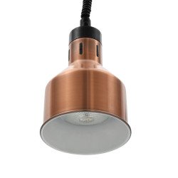 Profi-Wärmelampe 250 W Ø 175 mm Kupfer | Dynasteel