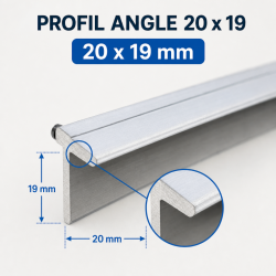 Paar Schienen 645 mm Kühlschrank 1400 L