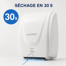 Professioneller Händetrockner 2100 W ABS Weiß — Trocknung 30 s