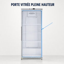 Positive Kühlvitrine 590 L Verglast 0/+8°C