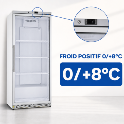 Positive Kühlvitrine 590 L Verglast 0/+8°C