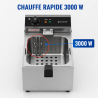 Professional Deep Fryer 10 L 3000 W Stainless Steel — Thermostat