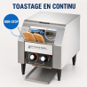 Toaster à Convoyeur Pro 1300 W Inox — Dynasteel