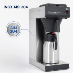 Professionelle Kaffeemaschine 2 L Edelstahl AISI 304 — Filter CHR