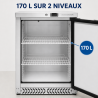 Negativer Kühlschrank aus Edelstahl 170 L -18°C Unterbau