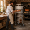 Edelstahl-Backleiter 16 Ebenen 600x400 | Dynasteel