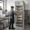 Positive Glastürkühlschrank 650 L Umluftkühlung
