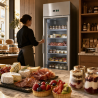Positive Glastürkühlschrank 650 L Umluftkühlung
