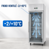 Positive Glastürkühlschrank 650 L Umluftkühlung