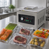 Vakuumverpackungsmaschine mit Glocke 900 W - Schweißnaht 400 mm Edelstahl