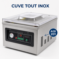 900 W Chamber Vacuum Sealer Machine - 400 mm Stainless Steel Sealing