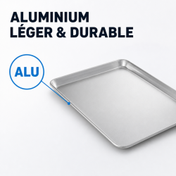 Aluminium-Präsentationsplatte 660 x 457 mm Rechteck