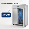 Negativschrank 1400 L Edelstahl 2 Türen GN 2/1 Belüftet
