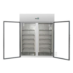 Positive Kühlschrank 1400 L 2 Glastüren GN 2/1