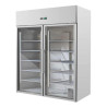 Positive Kühlschrank 1400 L 2 Glastüren GN 2/1