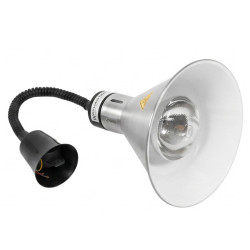 Lampe Chauffante Conique Argentée Dynasteel - Maintien des aliments chauds pour les professionnels de la restauration