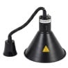 Black Conical Heat Lamp with Bulb - Dynasteel