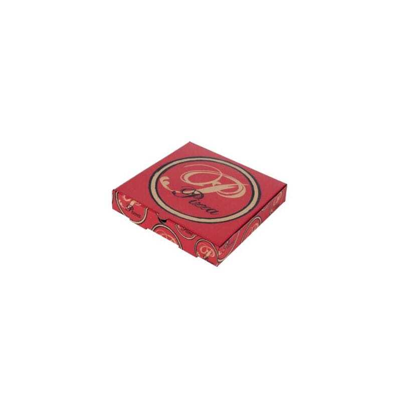 Boîte à Pizza Rouge "Pizza" - 40 x 40 cm - Ecoresponsable - Lot de 100 Boîte à Pizza Rouge "Pizza" - 40 x 40 cm - Ecoresponsable - Lot de 100