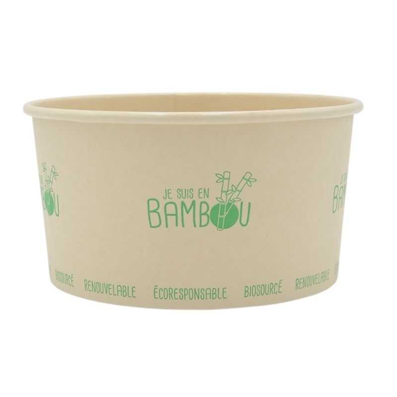 Bamboo Salad Bowl - 1000 ml - Pack of 50 Bamboo Salad Bowl - 1000 ml - Pack of 50