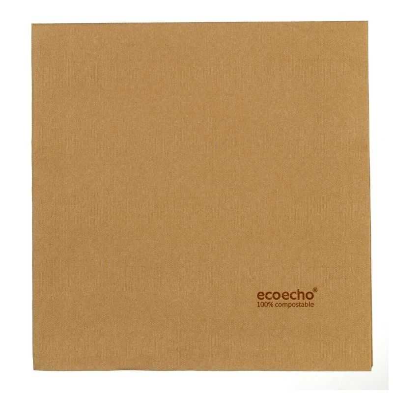 Serviette Biodégradable en Papier - 400 x 400 mm - Lot de 60 Serviette Biodégradable en Papier - 400 x 400 mm - Lot de 60