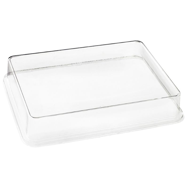 Couvercle en RPET pour Assiette Kanopée 200 x 150 mm - Lot de 100 Couvercle en RPET pour Assiette Kanopée 200 x 150 mm - Lot de 100