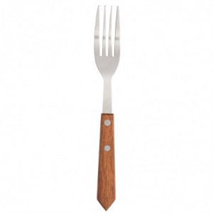 Fleischgabel mit Holzgriff 200 mm - Set mit 12 - Olympia - Fourniresto