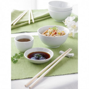 White Rice Bowl 130 mm - Set of 12 - Olympia - Fourniresto