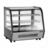 Black Countertop Refrigerated Display - 120 L - Polar