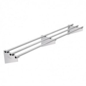 Wandregal aus Edelstahlrohr 1500 mm - Vogue - Fourniresto