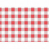 Greaseproof Paper Vichy Red 250 x 250 mm - Pack of 200 - FourniResto - Fourniresto