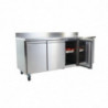 Table Réfrigérée avec Dosseret 3 Portes - 417 L - Polar