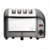 4-Scheiben-Toaster Anthrazit Vario - Dualit