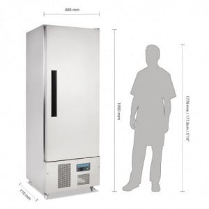 Positive Kühlschrank 1 Tür Slimline Serie G - 440L- Polar