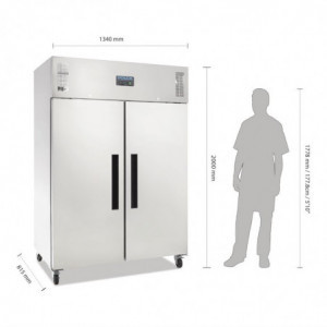 Positive GN Doppeltür-Kühlschrank Serie G - 1200L - Polar