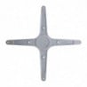 Quadratischer Tischfuß aus Edelstahl - L 400mm - Bolero