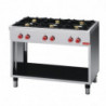 6 starke Gasflammen - Gastro M - Fourniresto