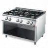 Gasherd 6 Brenner 700 Auf Offenem Schrank - Gastro M