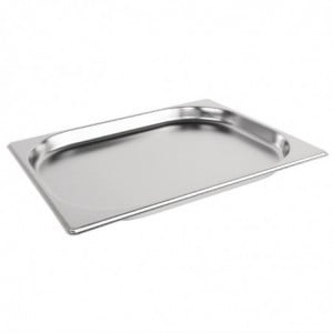 Bac Gastronorm Edelstahl GN 1/2 100mm - Vogue - Fourniresto