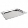 Bac Gastronorm Edelstahl GN 1/2 100mm - Vogue - Fourniresto