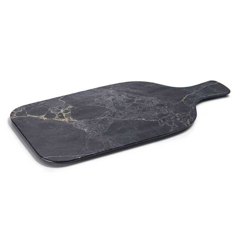 Schneidebrett mit Griff "Stone" aus Melamin - 400 x 195 mm - Lacor