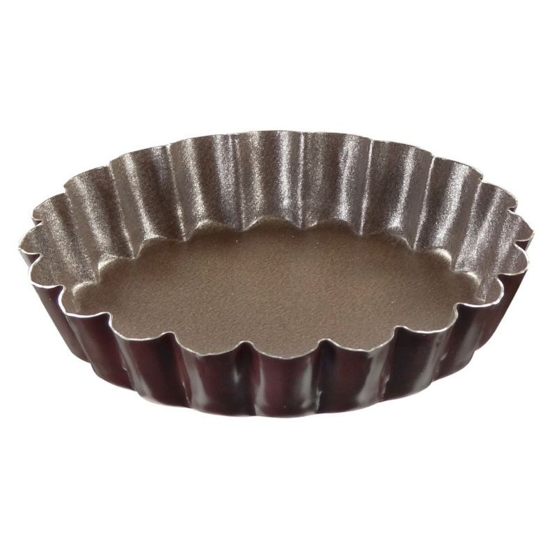 Runde geriffelte Tartelette-Form - Ø 100 mm - Set mit 6 - TELLIER Runde geriffelte Tartelette-Form - Ø 100 mm - Set mit 6 - TELLIER