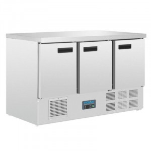 3 Door Refrigerated Table G Series - 368 L - Polar