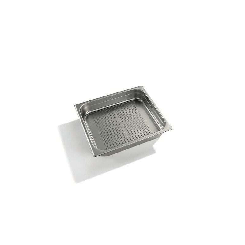 Lochblech aus Edelstahl GN 2/3 H 40 mm von der Marke Piron Lochblech aus Edelstahl GN 2/3 H 40 mm von der Marke Piron