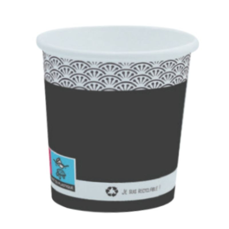 Pappbecher Eleganz - 18 cl - Umweltfreundlich - Packung mit 50 Pappbecher Eleganz - 18 cl - Umweltfreundlich - Packung mit 50