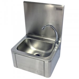 Oberschenkelgesteuertes Handwaschbecken