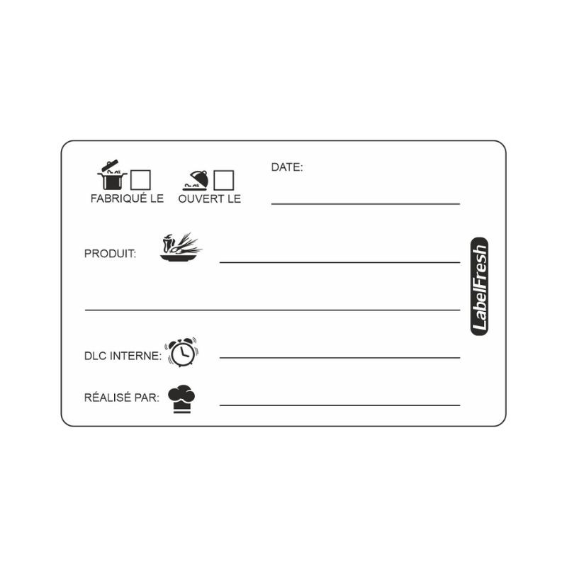 Etiquette de Traçabilité Label Fresh DLC - 70 x 45 mm - Lot de 300 - LabelFresh Etiquette de Traçabilité Label Fresh DLC - 70 x 45 mm - Lot de 300 - LabelFresh