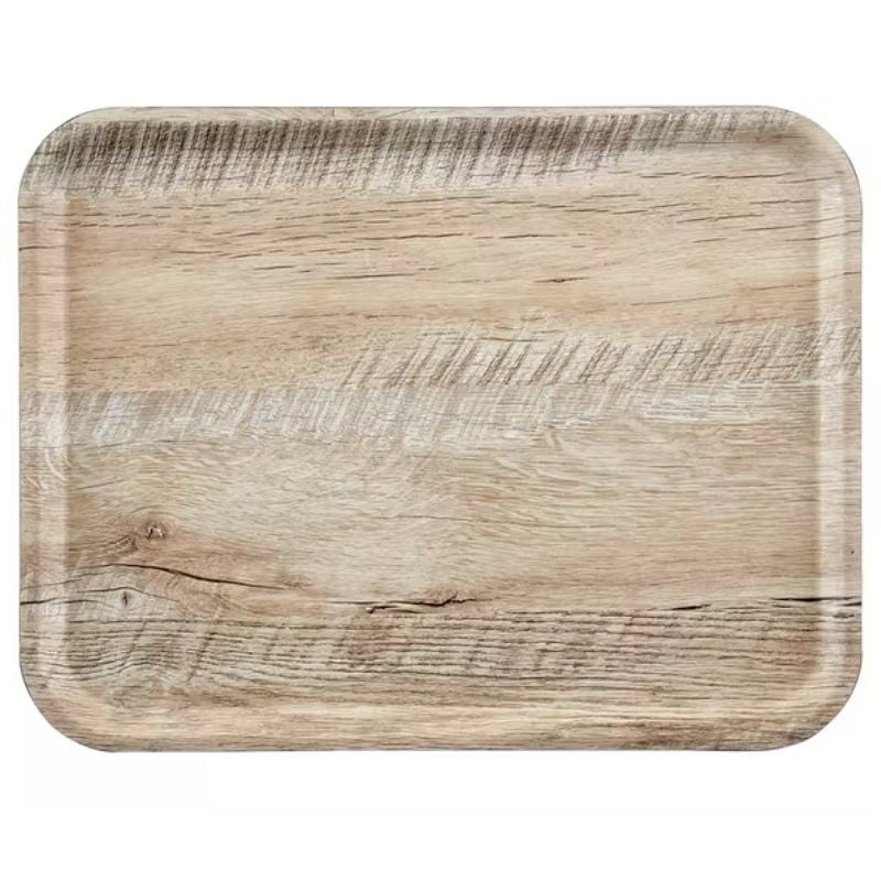 Rectangular Tray Madeira - Light Oak - 280 x 200 mm - CAMBRO Rectangular Tray Madeira - Light Oak - 280 x 200 mm - CAMBRO